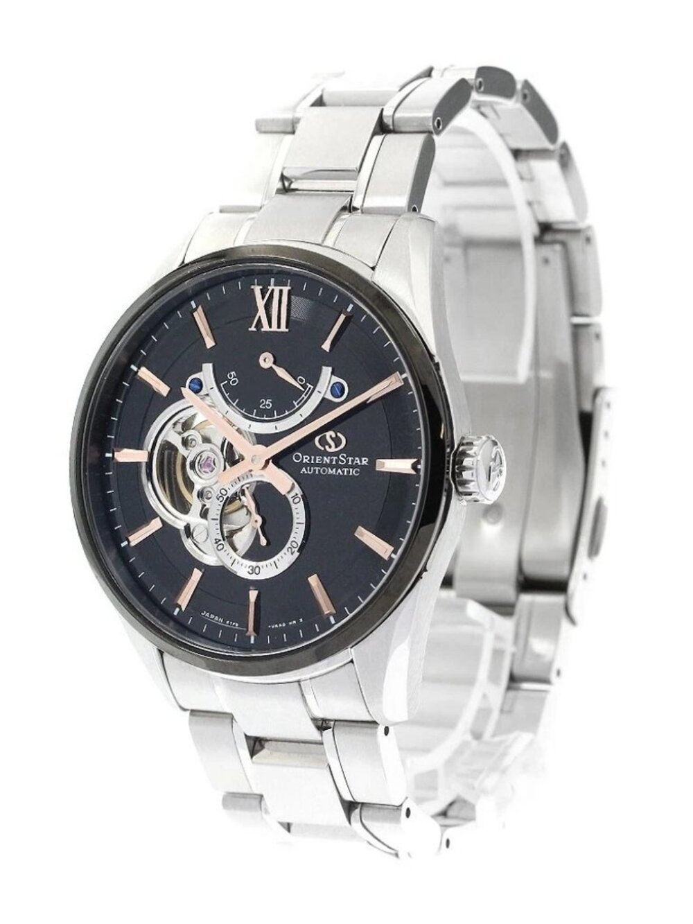 ORIENT Slim skeleton F7F6-UAA0/RK-HJ0006B Power reserve AT Men's Watch_899797